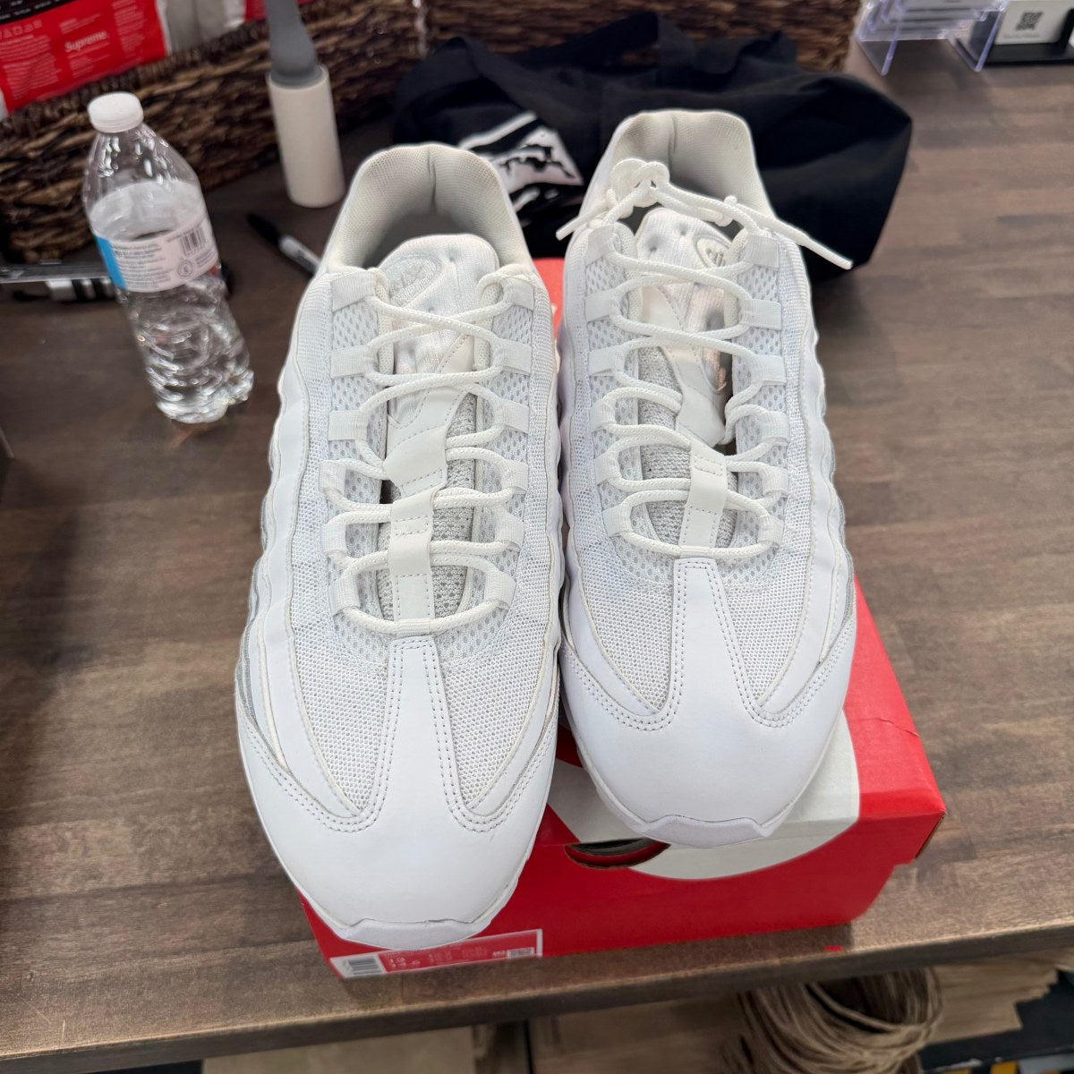 Nike Air Max 95 OG Big Bubble Triple White - Image 2