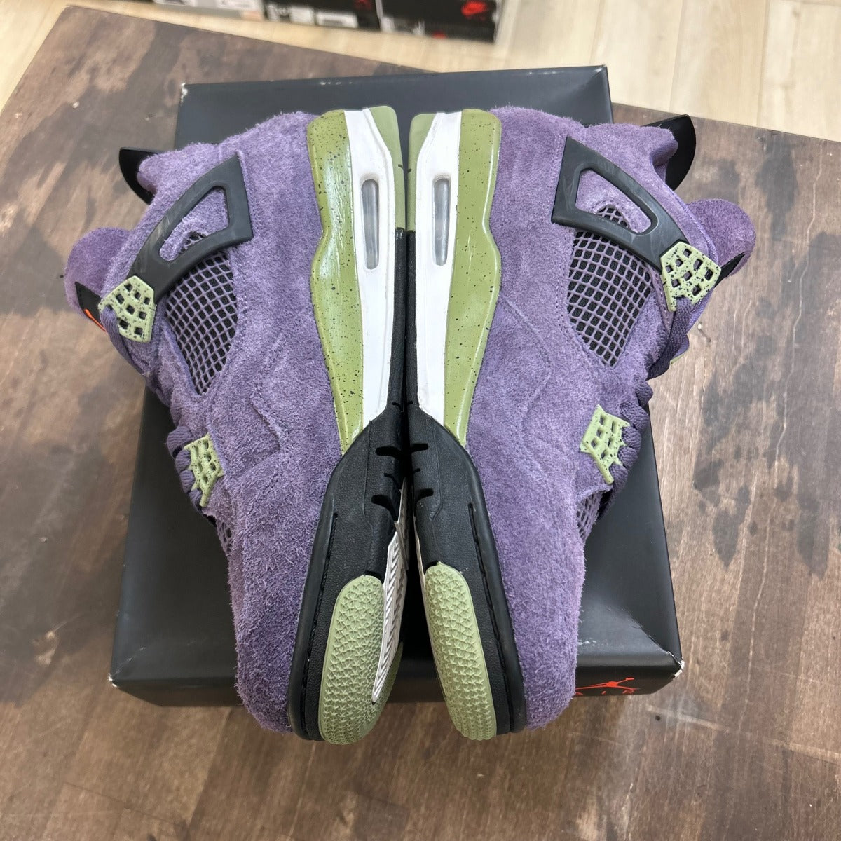 Jordan 4 Retro Canyon Purple (Women's) - Image 3