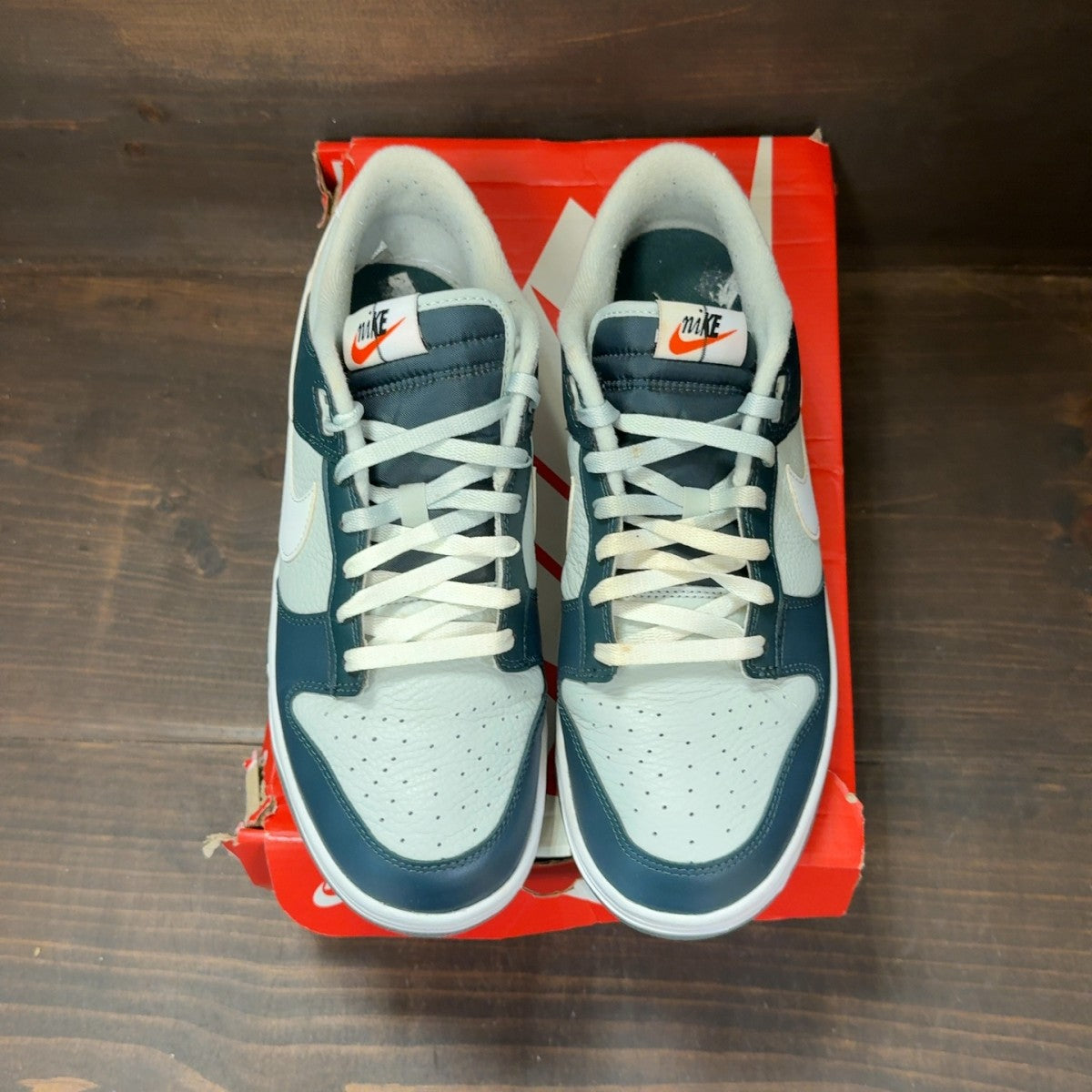 Nike Dunk Low Retro Split Deep Jungle - Image 3