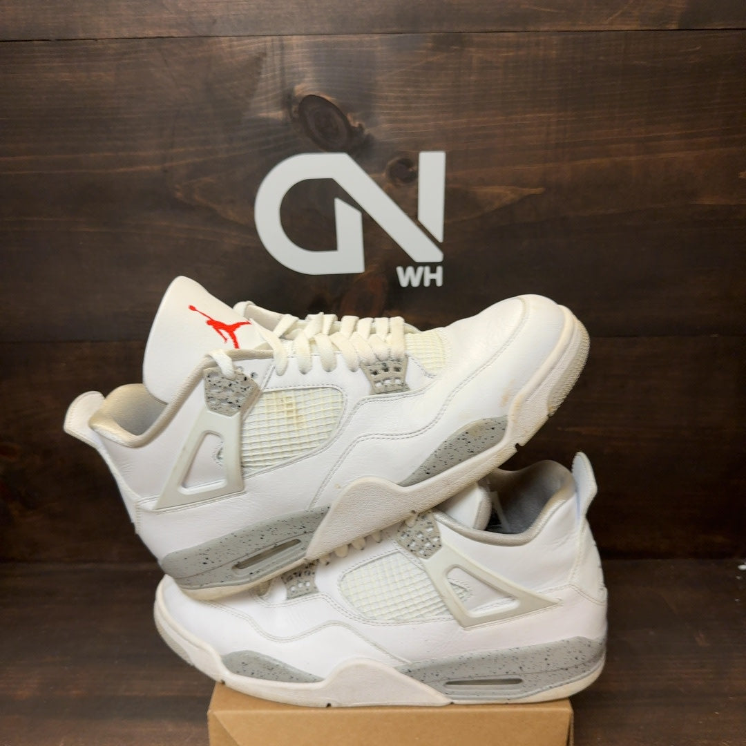 Jordan 4 Retro White Oreo (2021) Size 11.5 (Pre-Owned) - Image 1