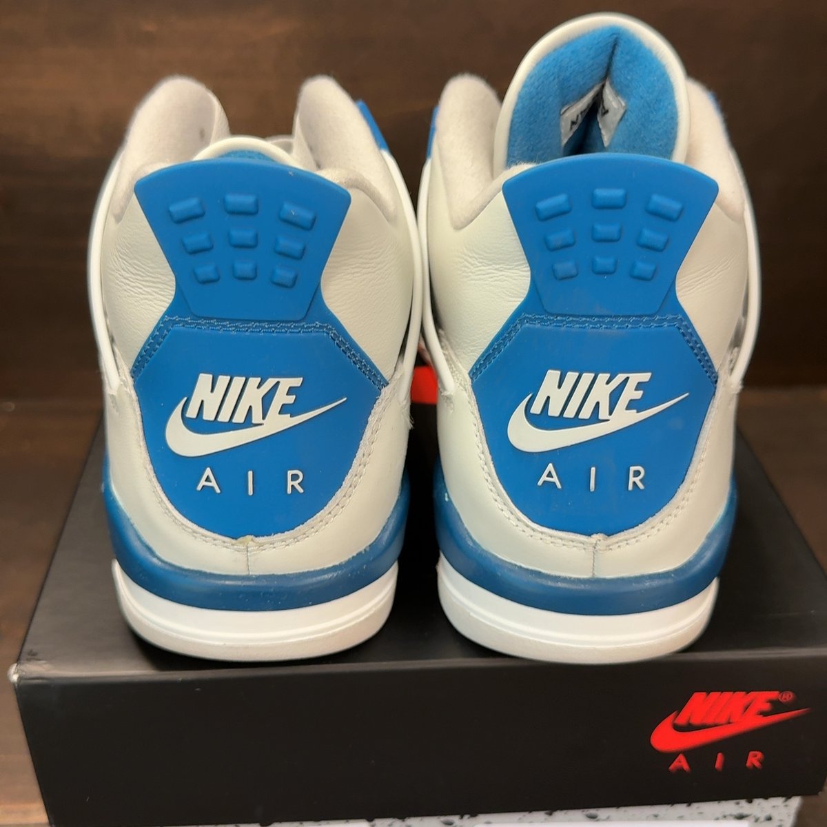 Jordan 4 Retro Military Blue (2024) (GS) Size 7Y (Pre-Owned) - aux