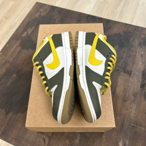 Nike Dunk Low Retro Premium Cargo Khaki Vivid Sulfur Size 6 (Pre-Owned) - Image 3