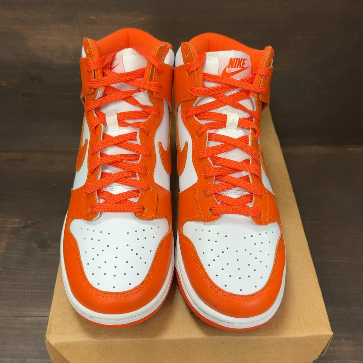 Nike Dunk High Syracuse (2021) (Women's) Size 8.5W (Pre-Owned) - Image 3
