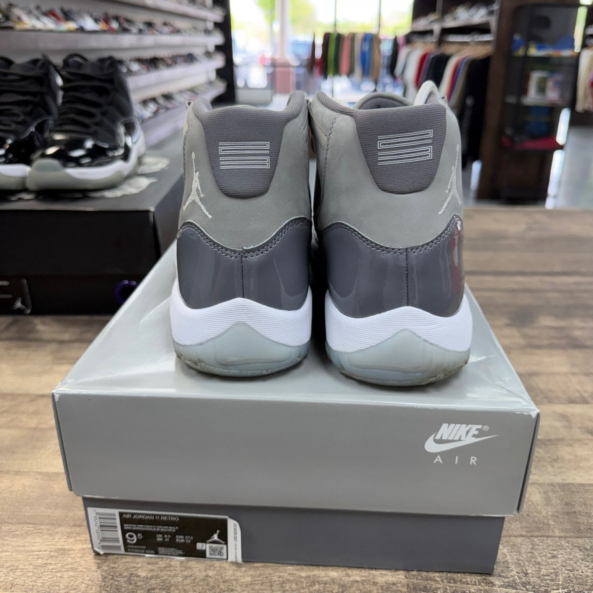 Jordan 11 Retro Cool Grey (2021) Size 9.5 (Pre-Owned) - Image 3
