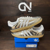 adidas Samba OG Patent Snakeskin Silver Metallic (Women's) Size 14.5W (Pre-Owned) - Image 1