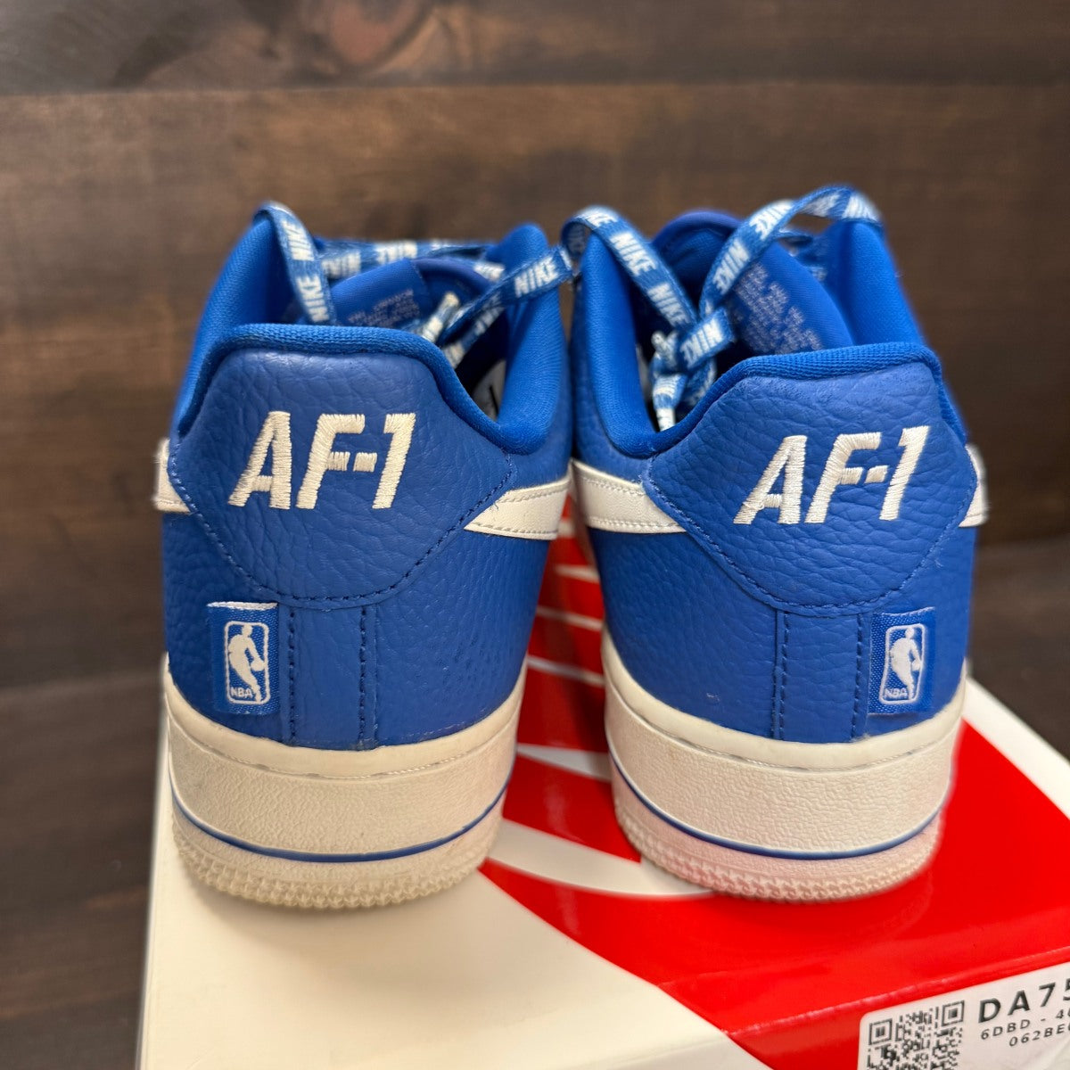 Nike Air Force 1 Low NBA Royal Size 11 (Pre-Owned) - Image 3