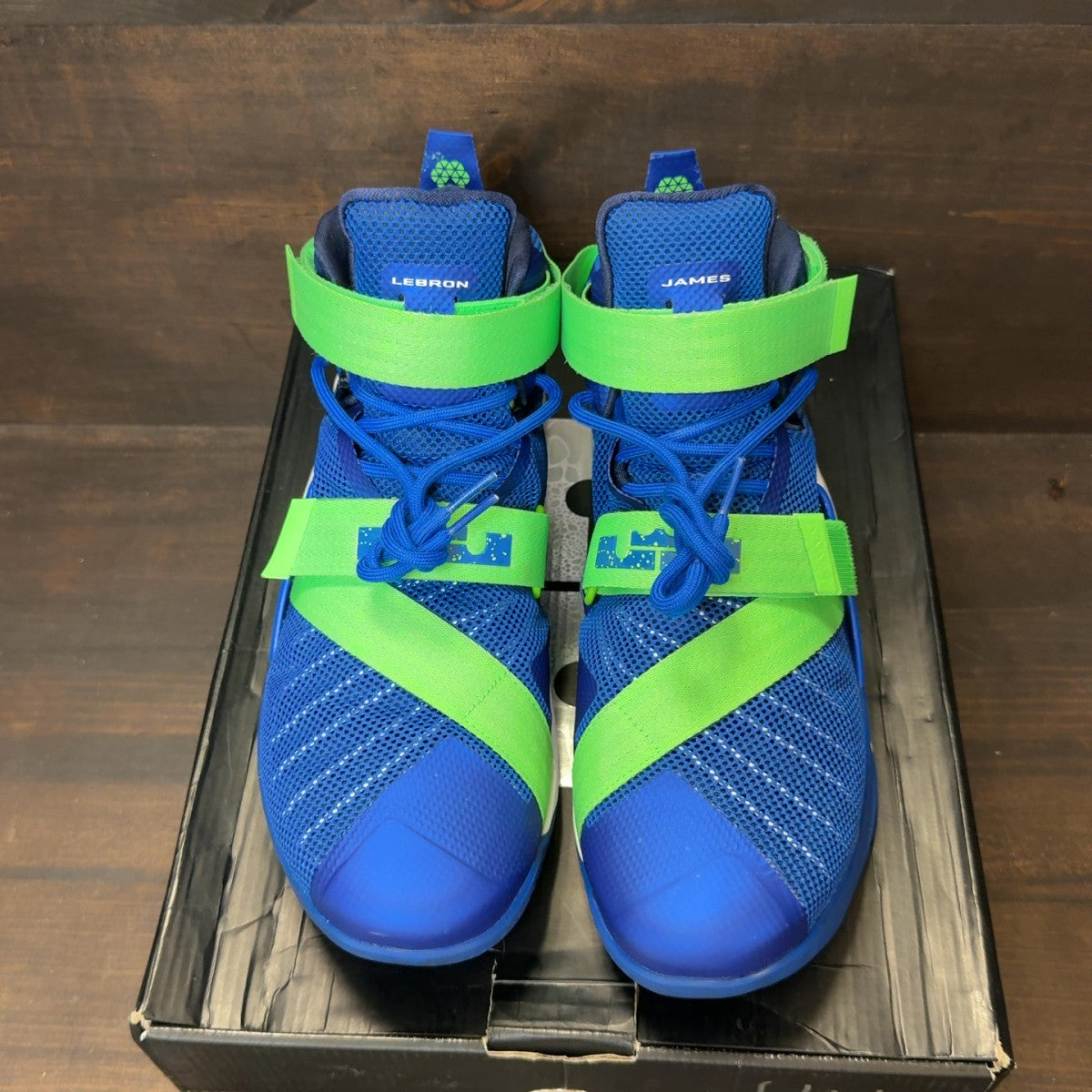 Nike Lebron Soldier 9 'Sprite' Size 12 (Pre-Owned) - Image 3