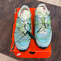 Nike Waffle Racer Off-White Vivid Sky (Women's) - Image 2