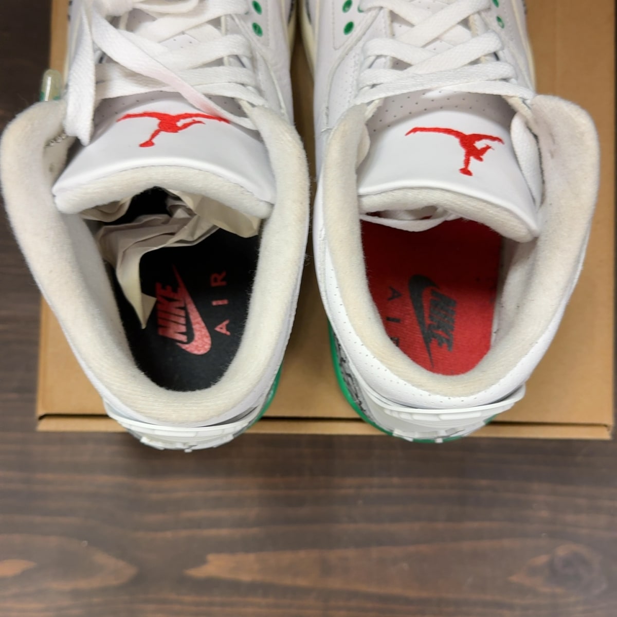 Jordan 3 Retro Lucky Green (Women's) Size 11W (Pre-Owned) - Image 6