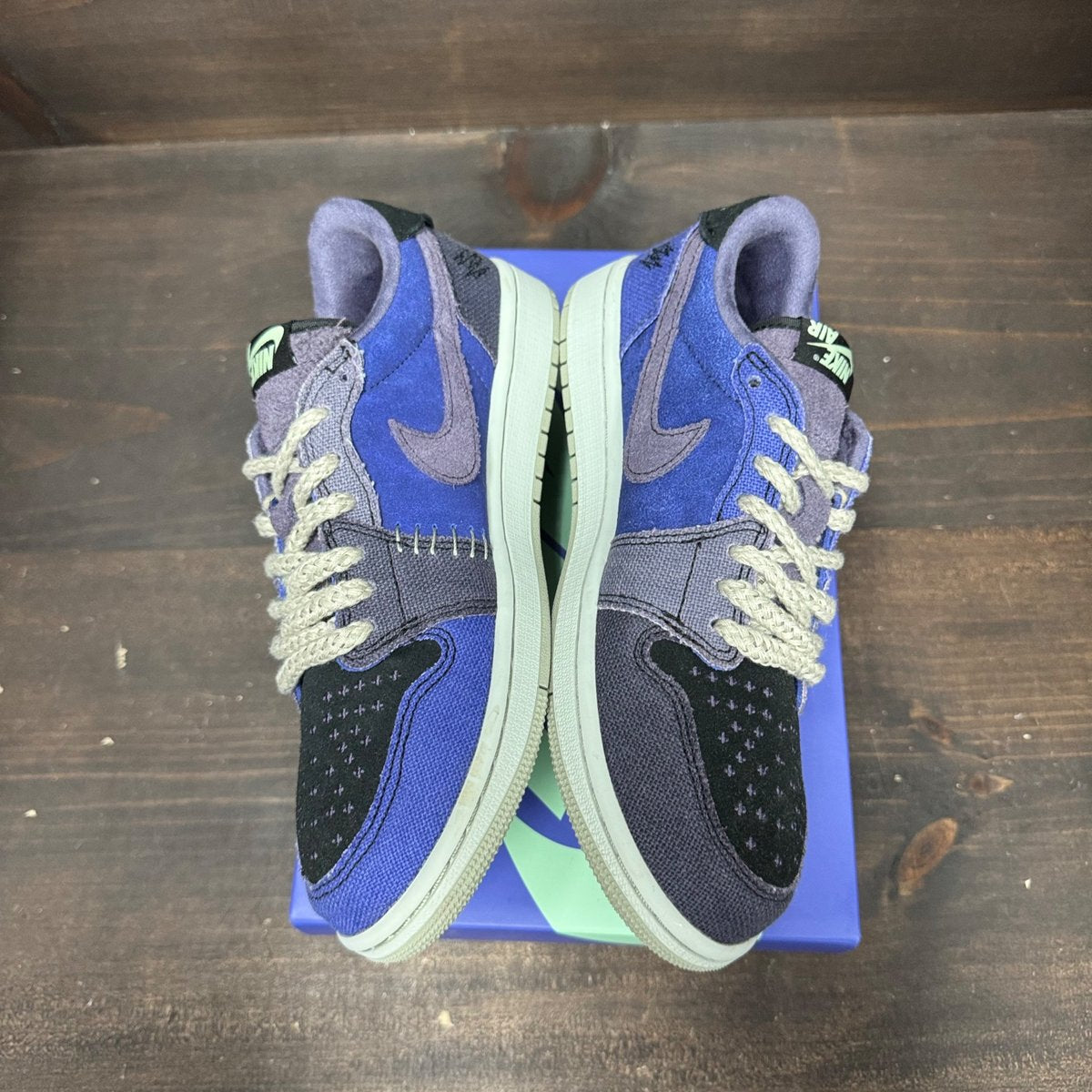Jordan 1 Retro Low OG Zion Williamson Voodoo Alternate Size 8 (Pre-Owned) - tag
