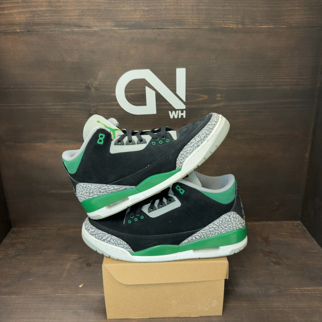 Jordan 3 Retro Pine Green Size 13 (Pre-Owned) - Image 1