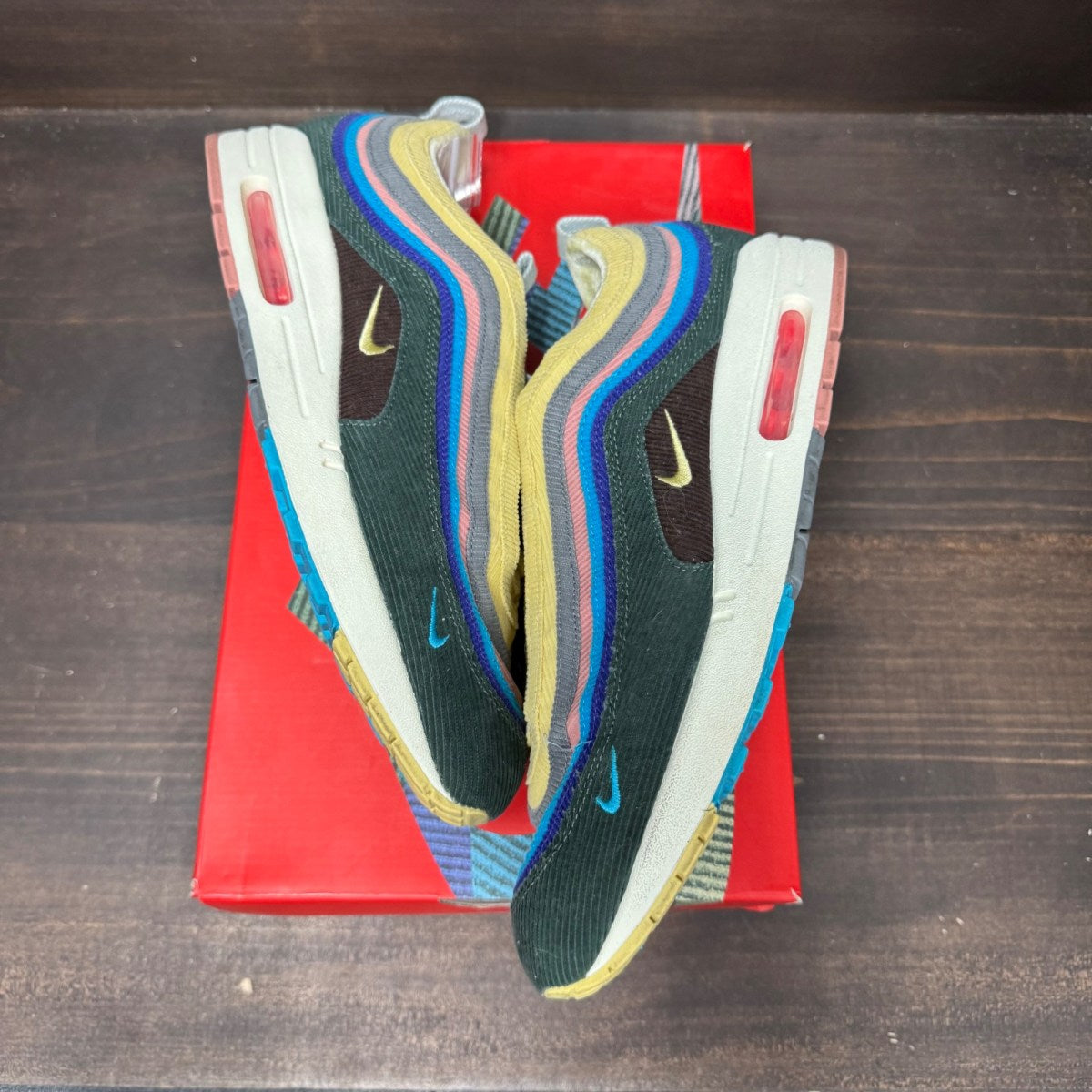 Nike Air Max 1/97 Sean Wotherspoon (Extra Lace Set Only) Size 12 (Pre-Owned) - Image 2