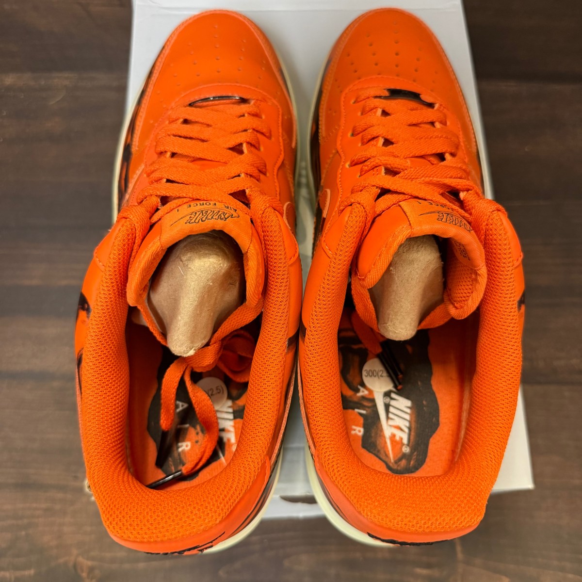 Nike Air Force 1 Low Orange Skeleton Halloween (2020) - Image 4