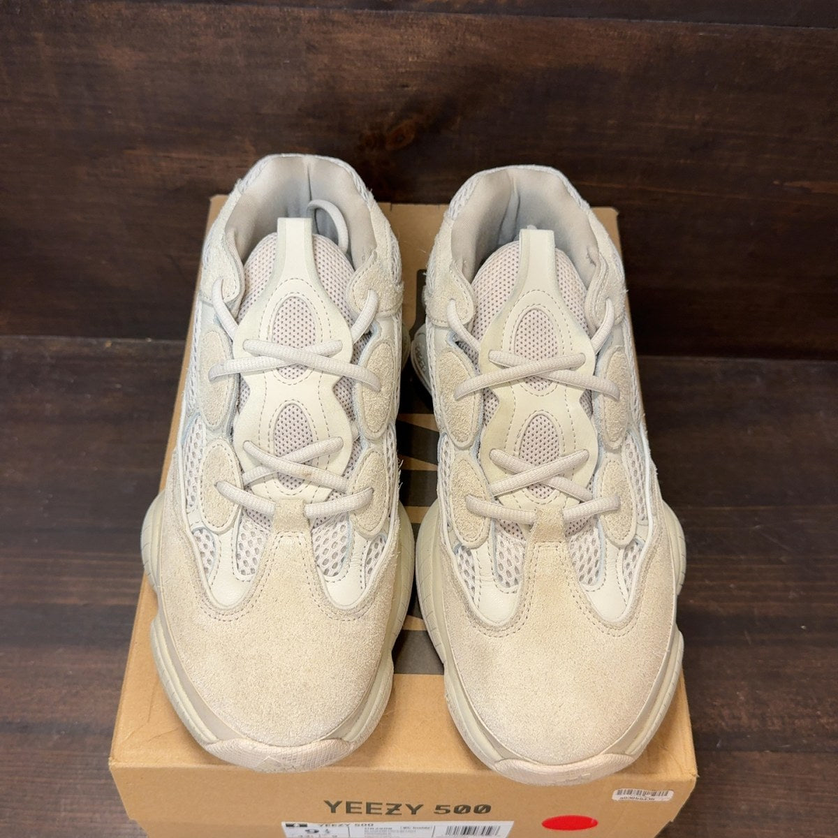 adidas Yeezy 500 Blush Size 9.5 (Pre-Owned) - tag