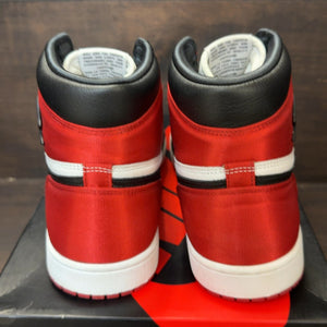 Jordan 1 Retro High Satin Black Toe (Women's) Size 12W (Pre-Owned) - Image 4