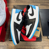 Jordan 1 Retro Low OG Black Dark Powder Blue - Image 1
