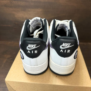 Nike Air Force 1 Low Hoops White Canyon Purple Size 8 (Pre-Owned) - Image 4
