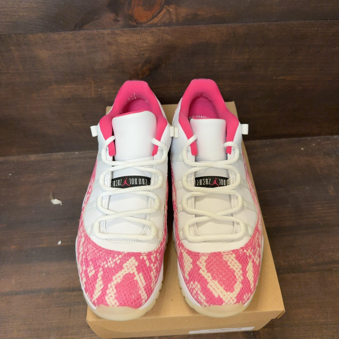 Jordan 11 Retro Low Pink Snakeskin (2019) (Women's) Size 12W (Pre-Owned) - Image 3