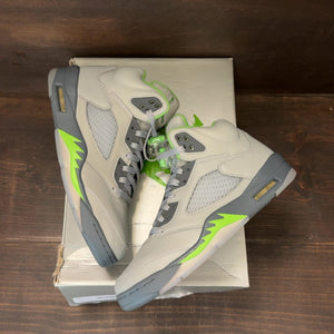Jordan 5 Retro Green Bean (2022) Size 8.5 (Pre-Owned) - back