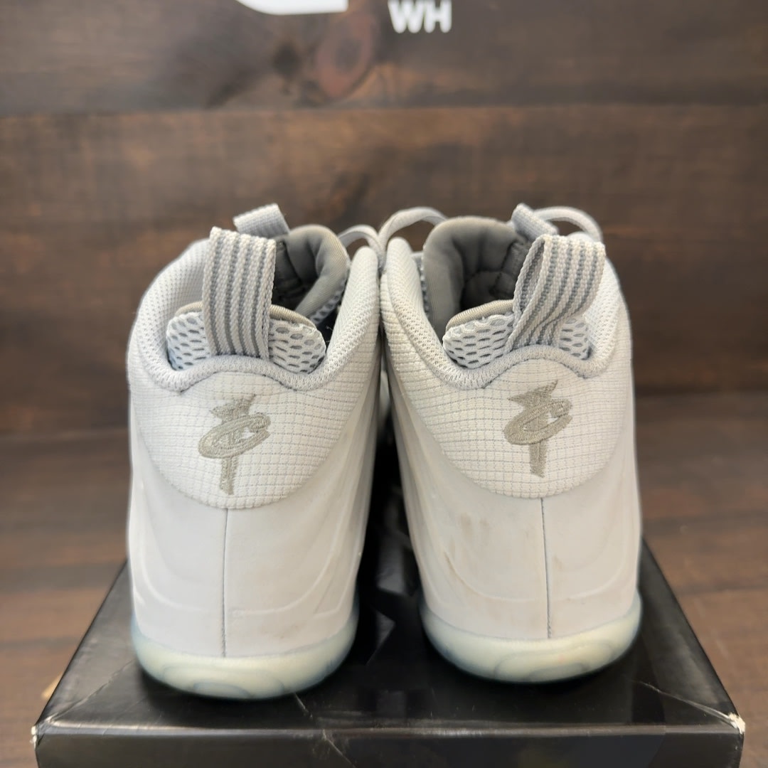 Wolf Grey Suede Nike Lil Posite One Premium Size 5Y (Pre-Owned) - Image 4