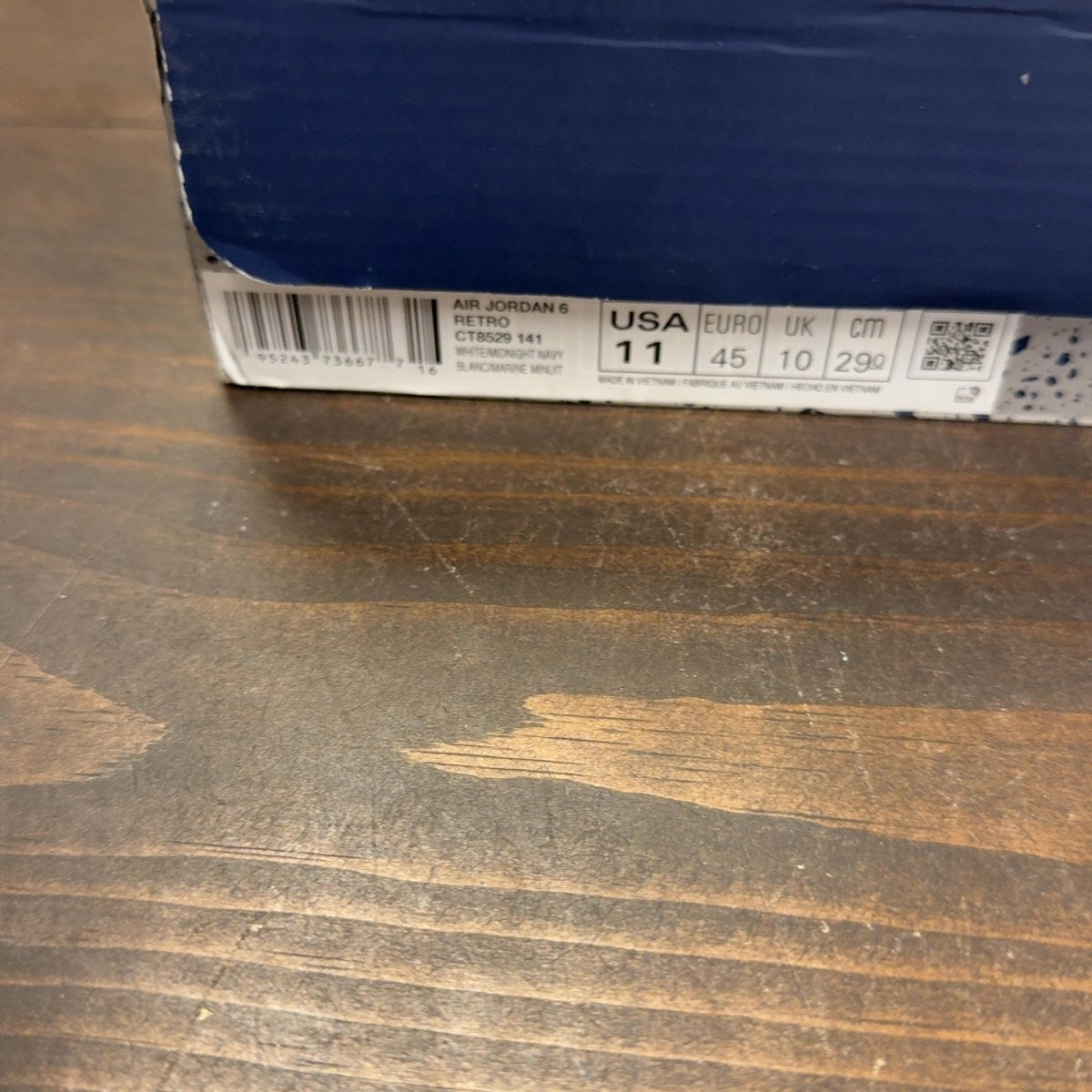 Jordan 6 Retro Midnight Navy (2022) - Image 8