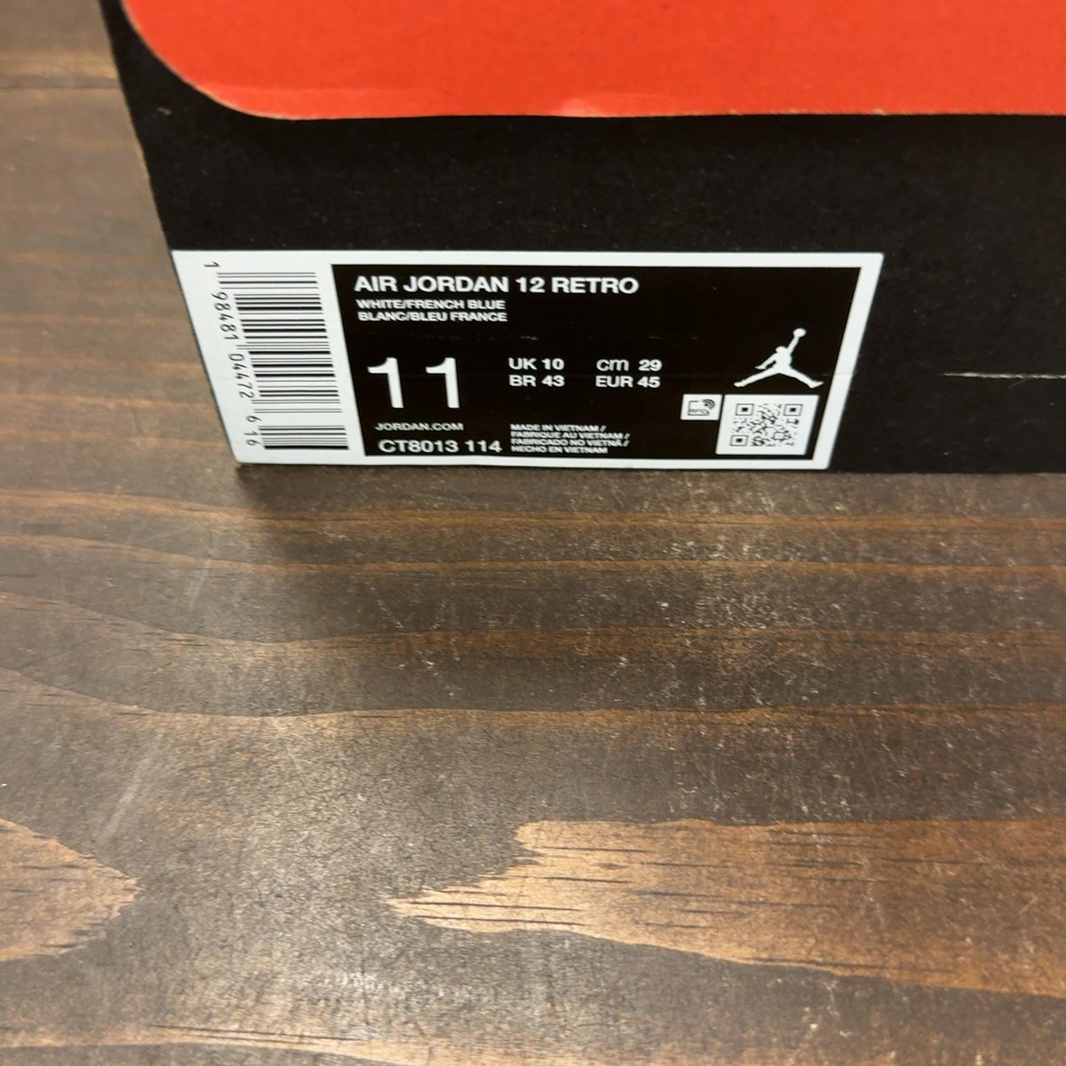 Jordan 12 Retro French Blue (2025) Size 11 (Pre-Owned) - aux