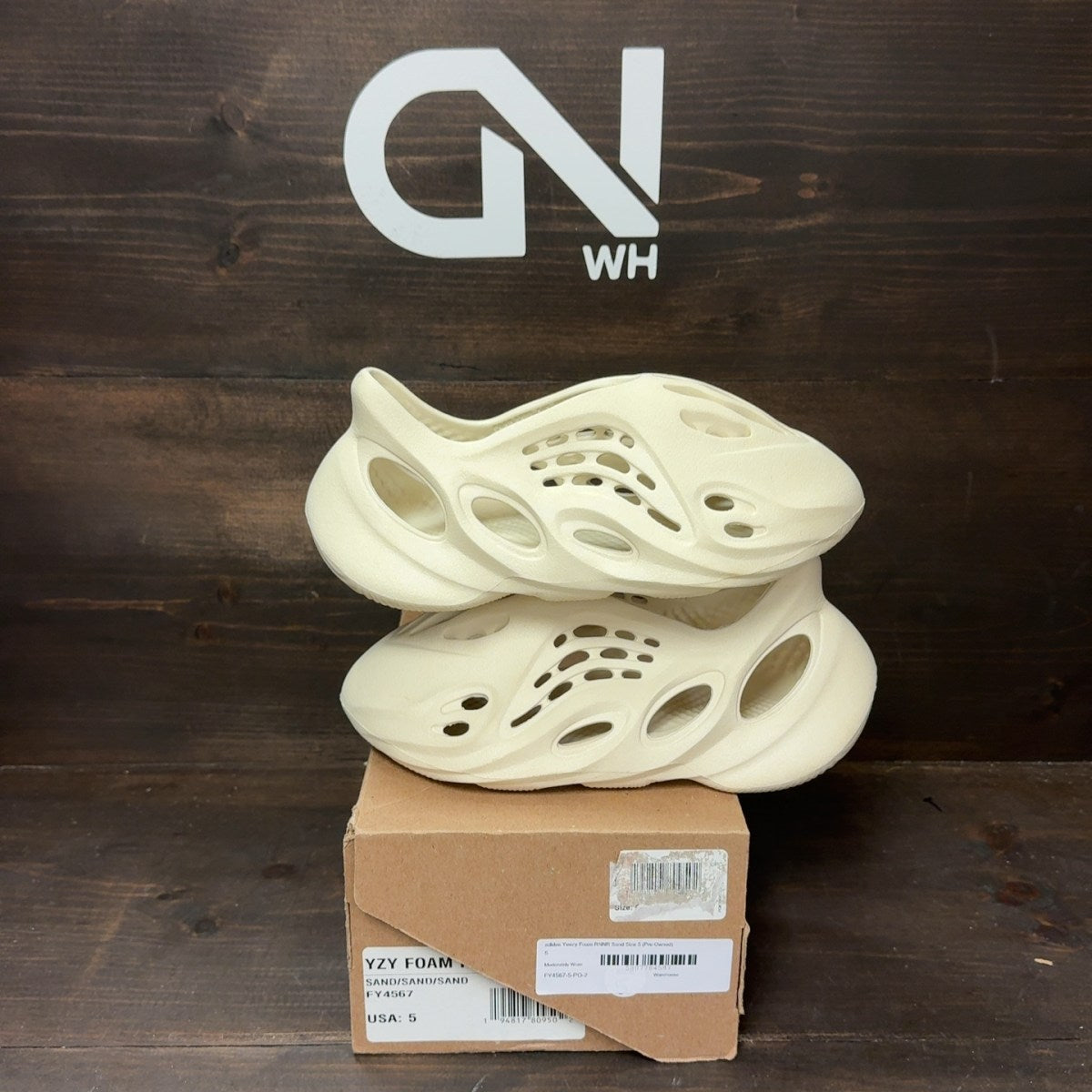 adidas Yeezy Foam RNNR Sand - Image 1