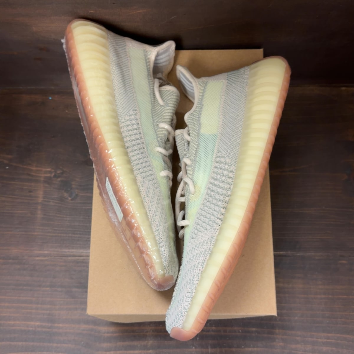 adidas Yeezy Boost 350 V2 Citrin (Non-Reflective) Size 14 - Image 2