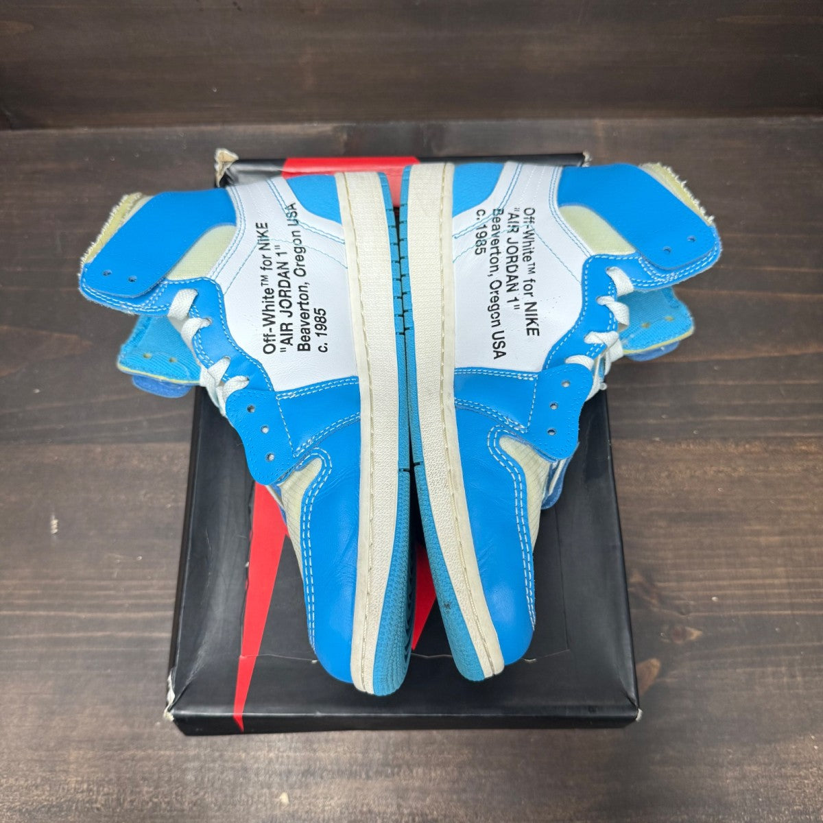 Jordan 1 Retro High Off-White University Blue - Image 4