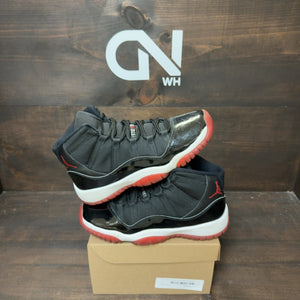 Jordan 11 Retro Playoffs Bred (2019) (GS) Size 7Y (Pre-Owned) - Image 1
