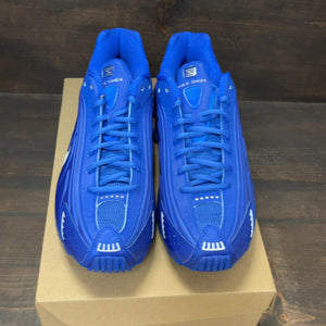 Nike Shox R4 Racer Blue Metallic Silver (Women's) Size 10W (Pre-Owned) - Image 3