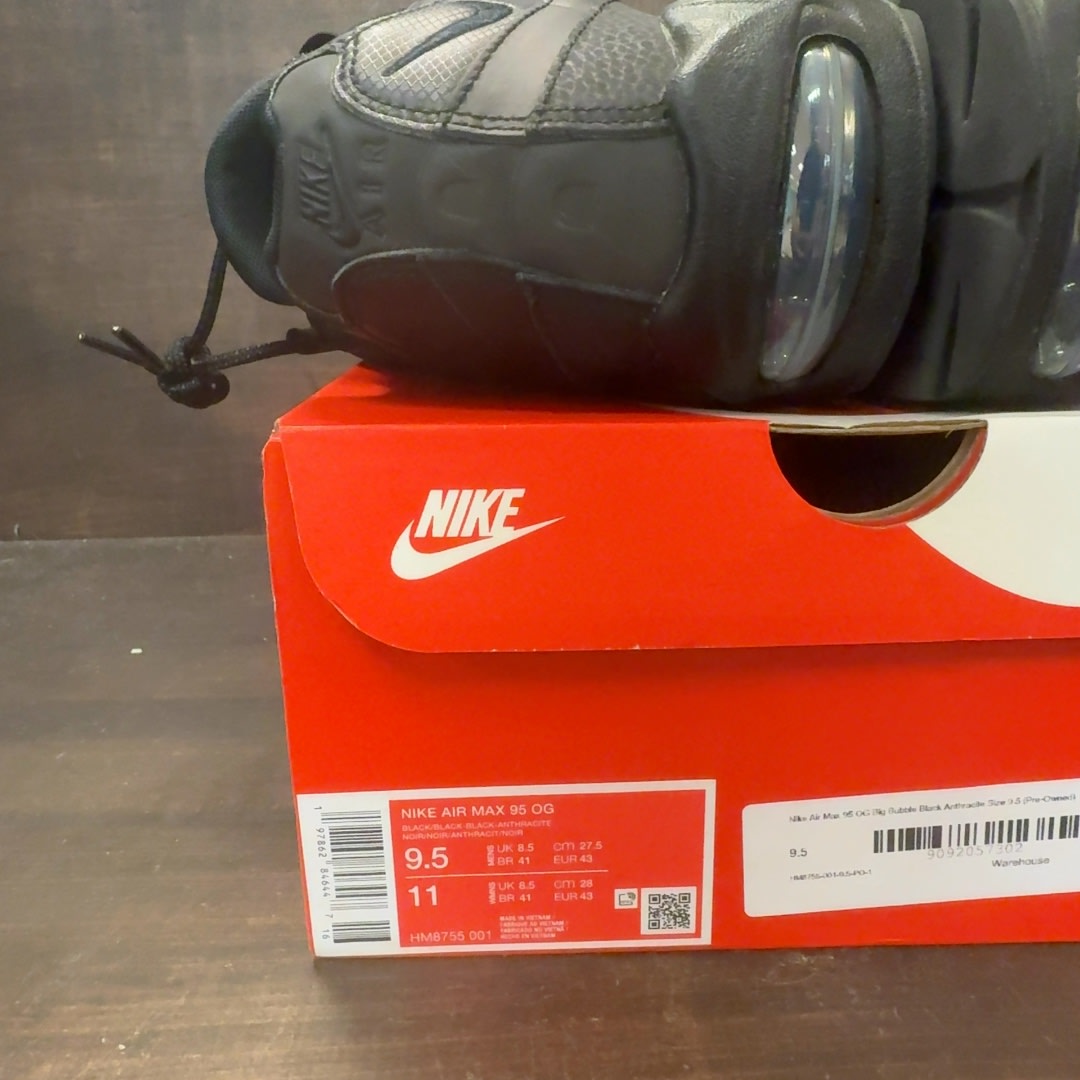 Nike Air Max 95 OG Big Bubble Black Anthracite - Image 8