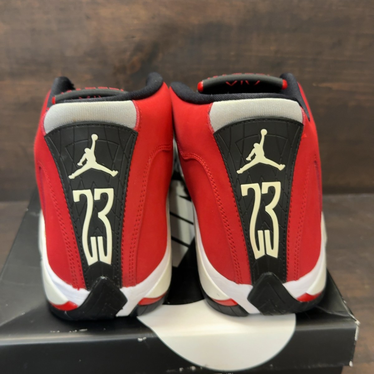 Jordan 14 Retro Gym Red Toro Size 10 (Pre-Owned) - Image 5