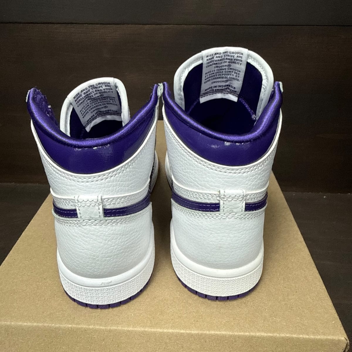 Jordan 1 Retro High Court Purple (2021) (PS) Size 2.5Y - sole
