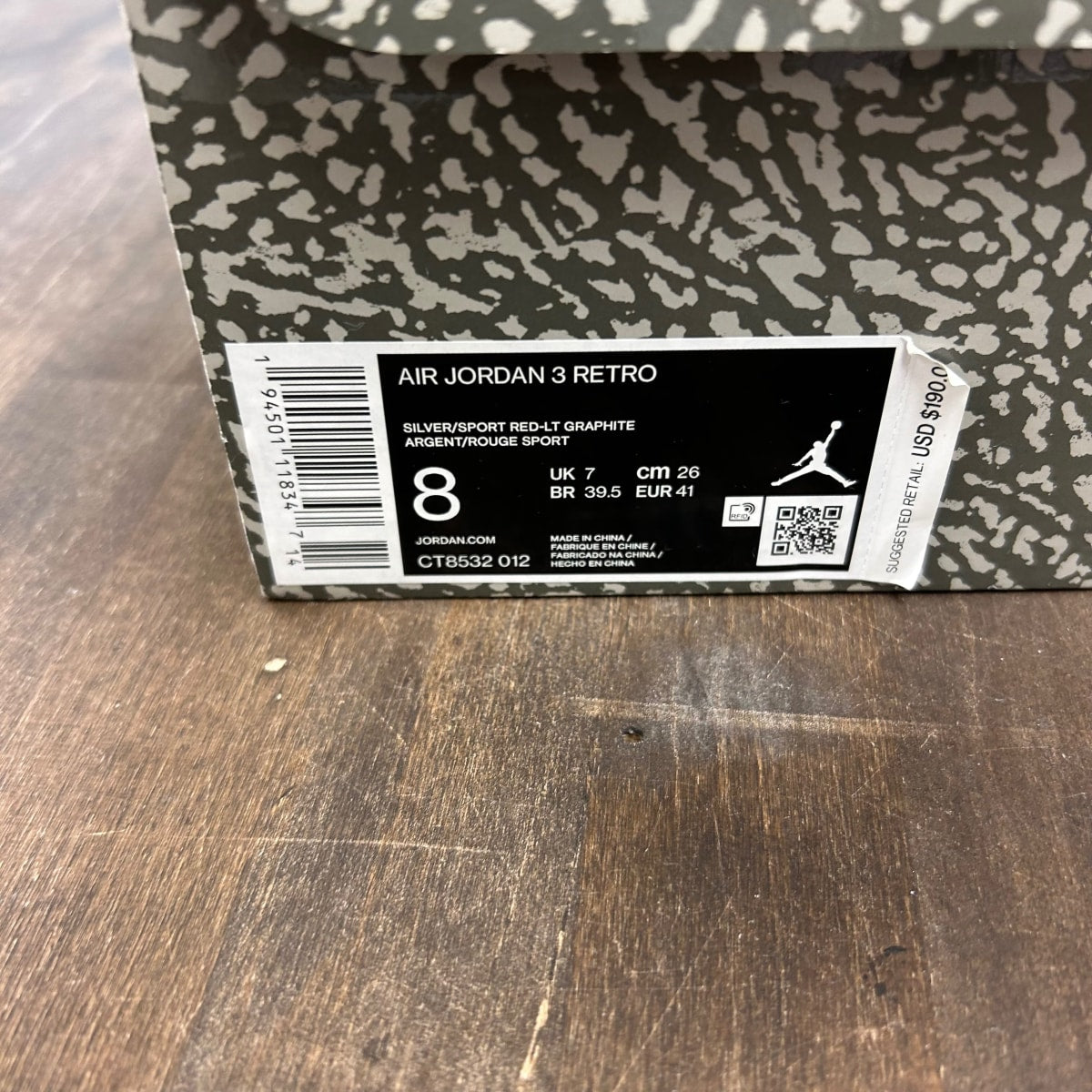 Jordan 3 Retro Cool Grey (2021) - Image 6