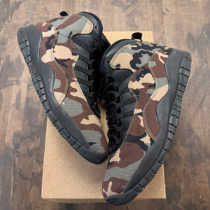 Jordan 10 Retro Woodland Camo Size 10.5 (Pre-Owned) - Image 1
