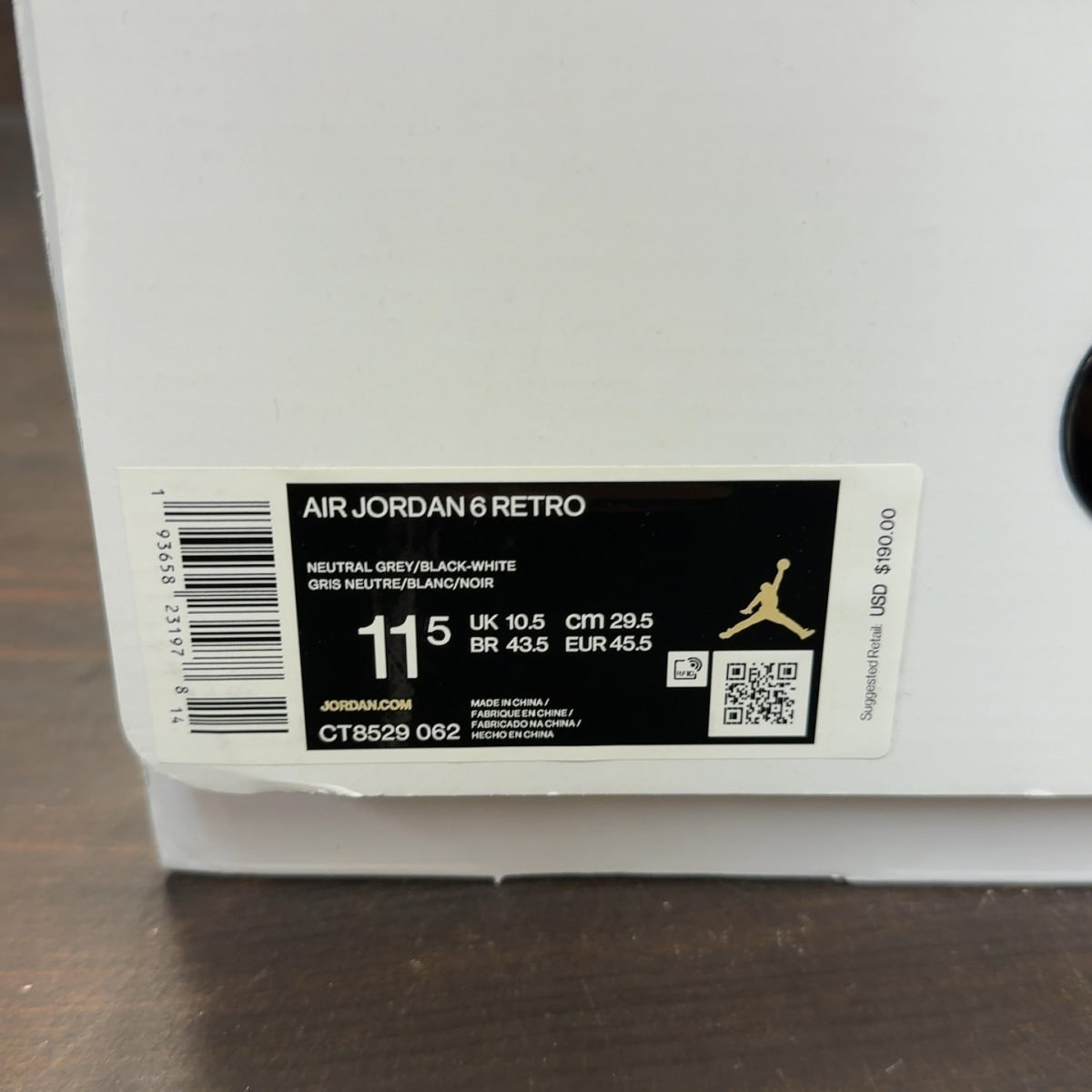 Jordan 6 Retro Hare - Image 7