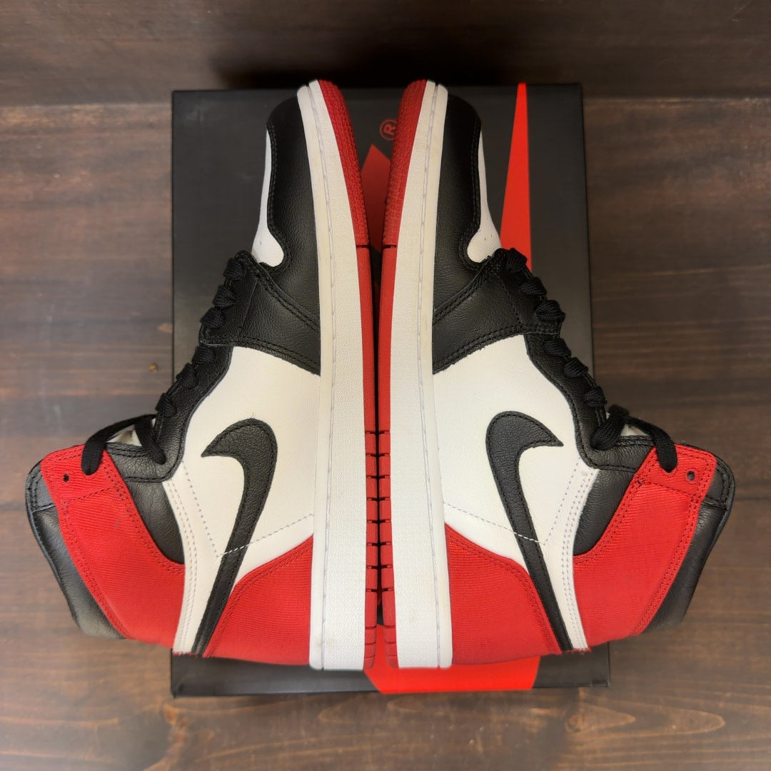 Jordan 1 Retro High Satin Black Toe (Women's) - Image 5