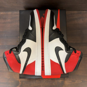 Jordan 1 Retro High Satin Black Toe (Women's) - Image 5