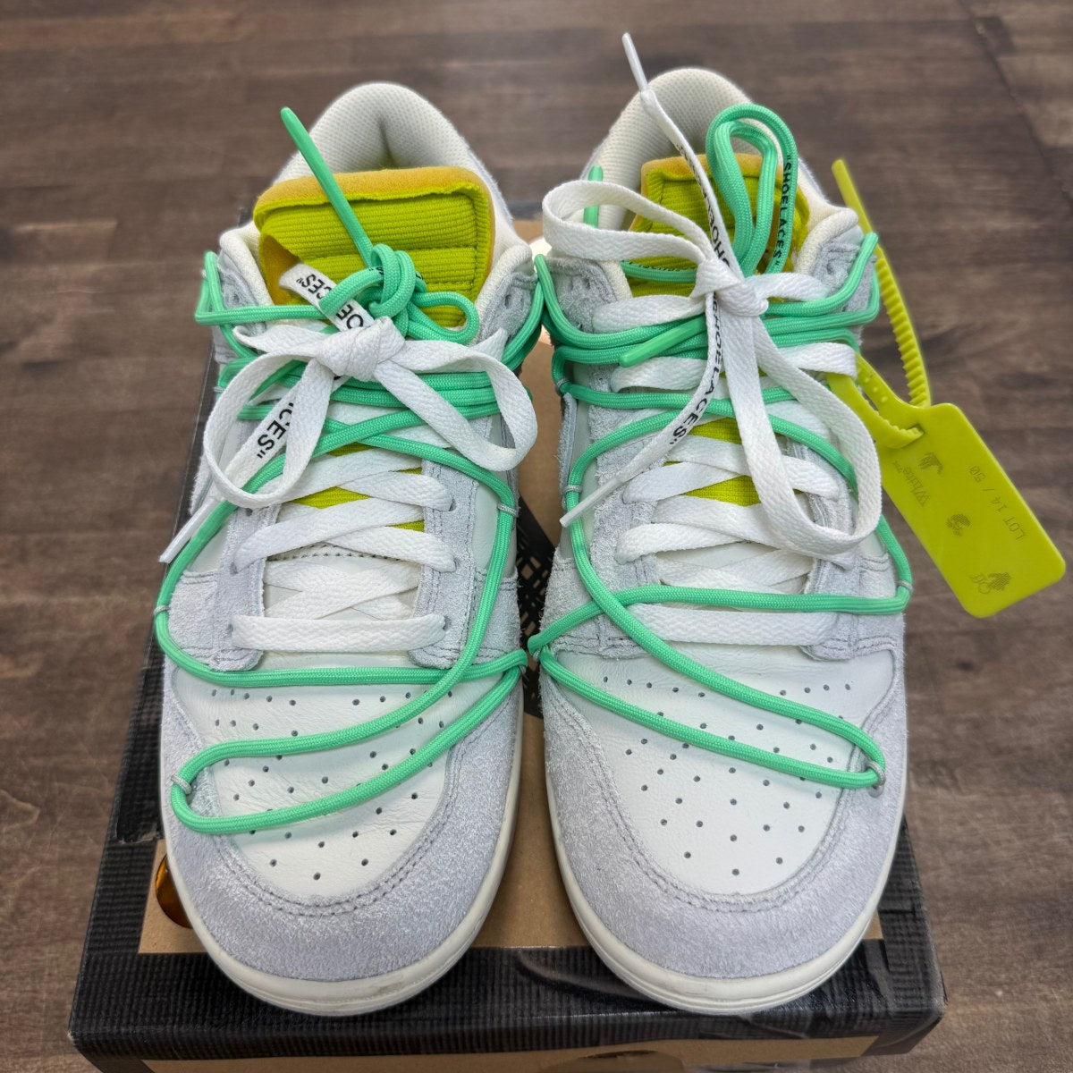 Nike Dunk Low Off-White Lot 14 - Image 2