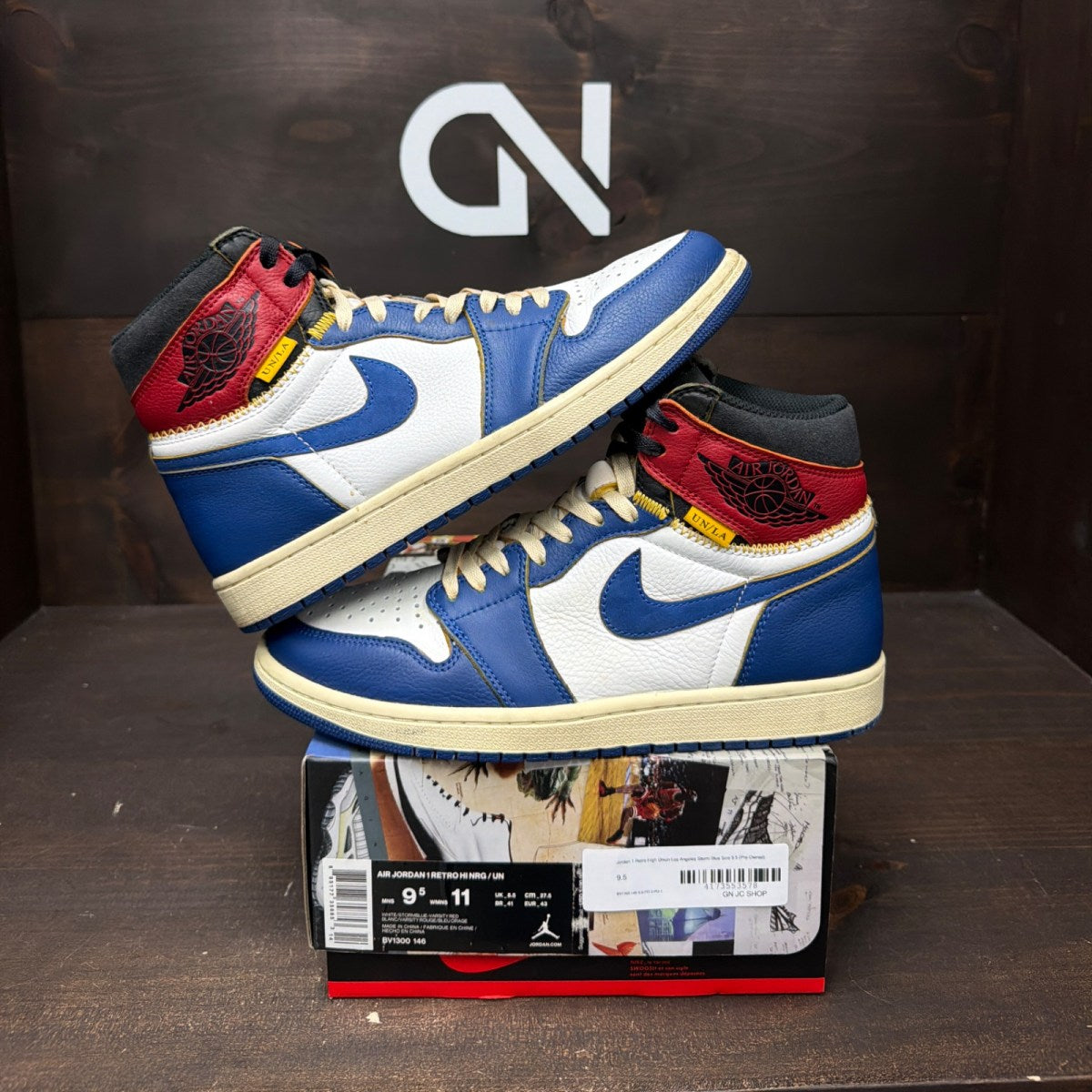 Jordan 1 Retro High Union Los Angeles Storm Blue - Image 1
