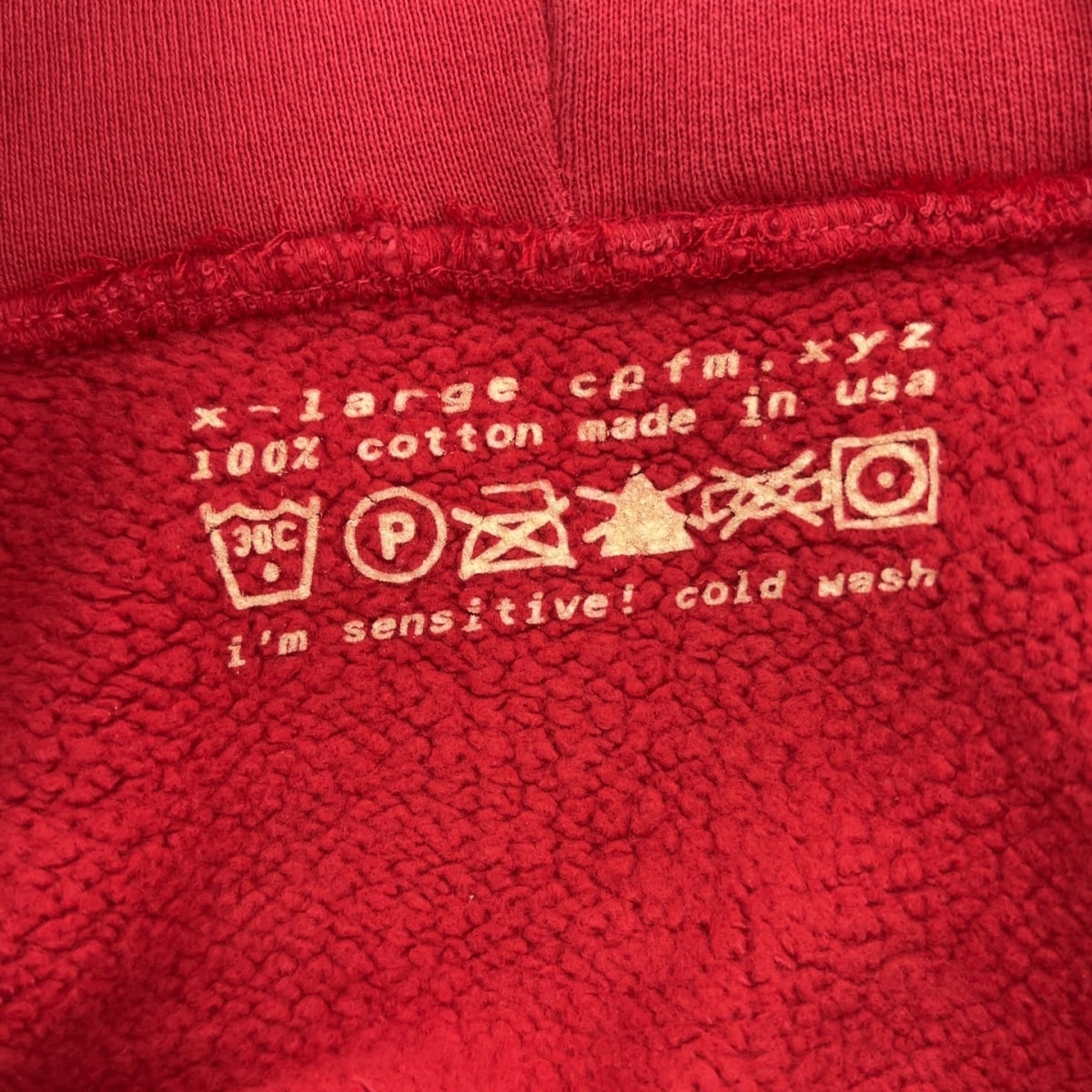 Cactus Plant Flea Market Earth First Zip Hoodie Red Size XL (Pre-Owned) - Image 3
