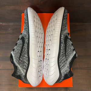 Nike Free RN Flyknit 2018 Black White Ombre - Image 5