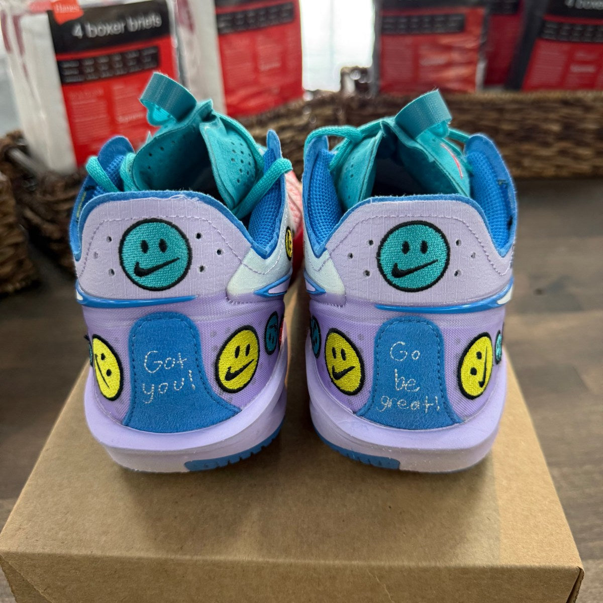Nike Air Zoom GT Cut 3 Jewell Loyd Dusty Cactus Lilac Bloom Size 9 (Pre-Owned) - Image 4