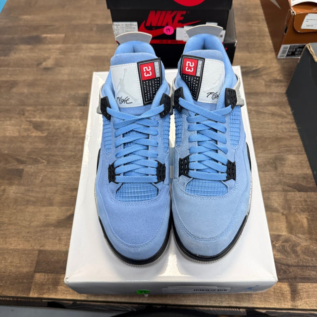 Jordan 4 Retro University Blue Size 10 (Pre-Owned) - Image 2
