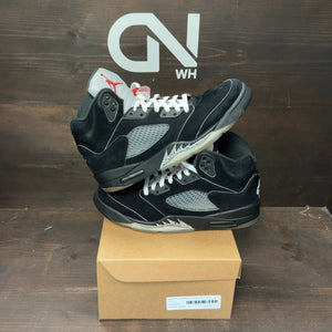 Jordan 5 Retro OG Black Metallic Reimagined Size 10.5 (Pre-Owned) - front