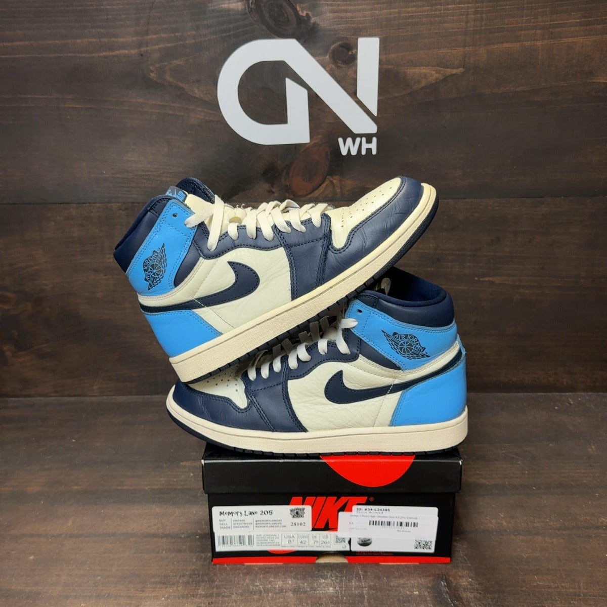 Jordan 1 Retro High Obsidian - Image 1