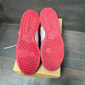 Nike Dunk Low Off-White University Red Size 9.5 (Pre-Owned) - box
