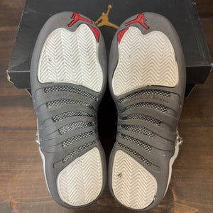 Jordan 12 Retro White Dark Grey (GS) Size 5Y (Pre-Owned)