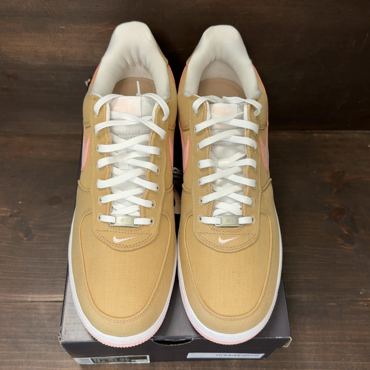 Nike Air Force 1 Low Linen Canvas Size 14 (Pre-Owned) - tag